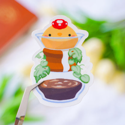 Matte Caffeine Chonk Sticker