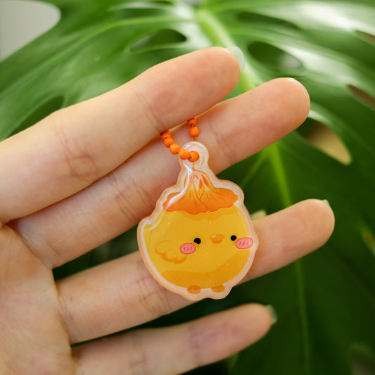 Flower Chonk Acrylic Keychain