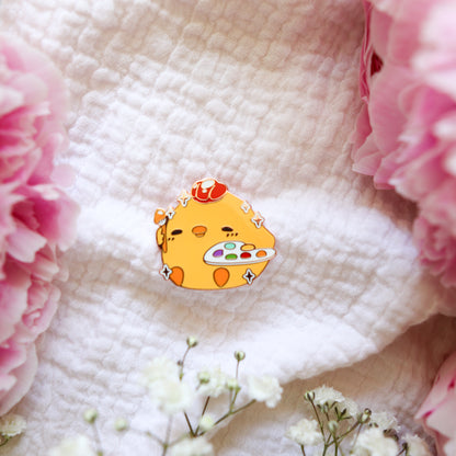 Artist Chonk Enamel Pin