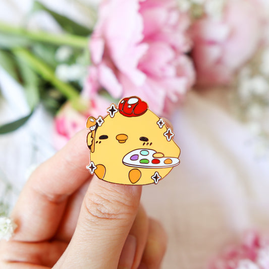 Artist Chonk Enamel Pin